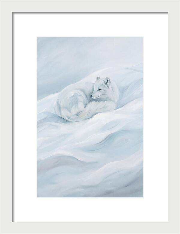 Arctic Fox In Winter Serenity