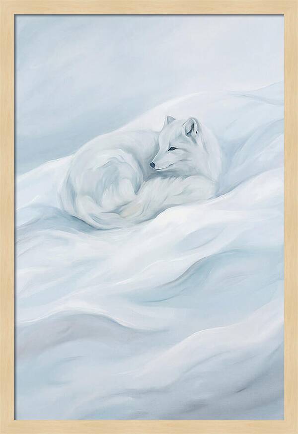 Arctic Fox In Winter Serenity