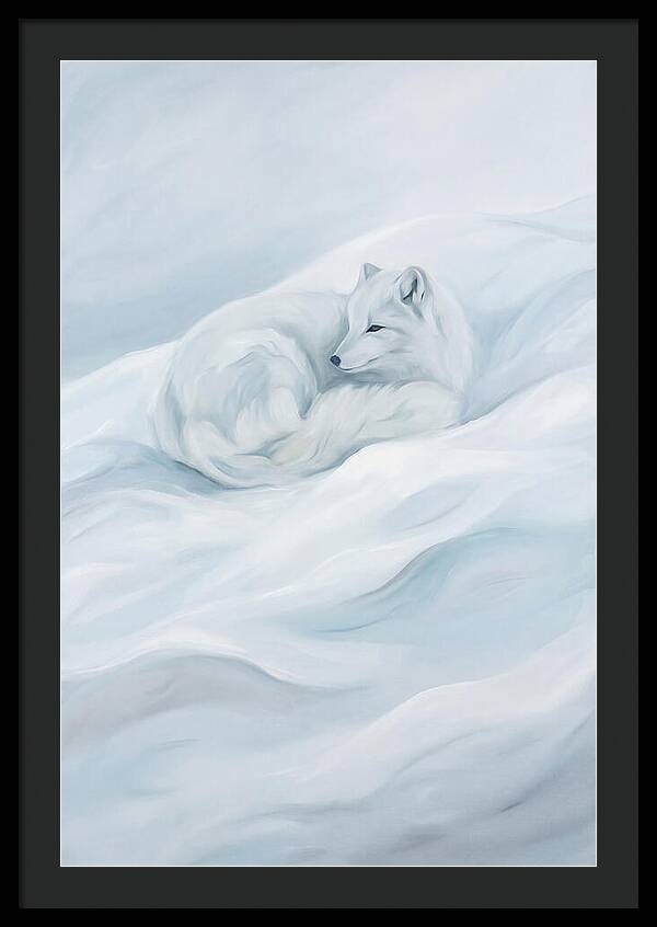 Arctic Fox In Winter Serenity