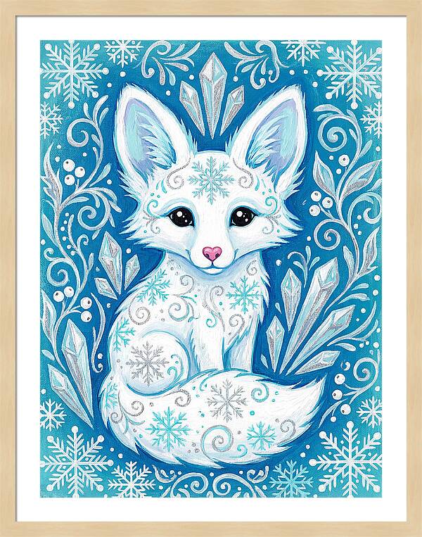 Arctic Fox Whimsy