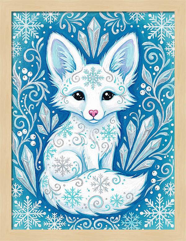 Arctic Fox Whimsy