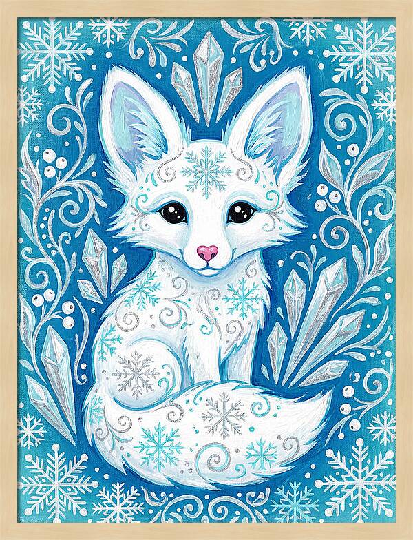 Arctic Fox Whimsy