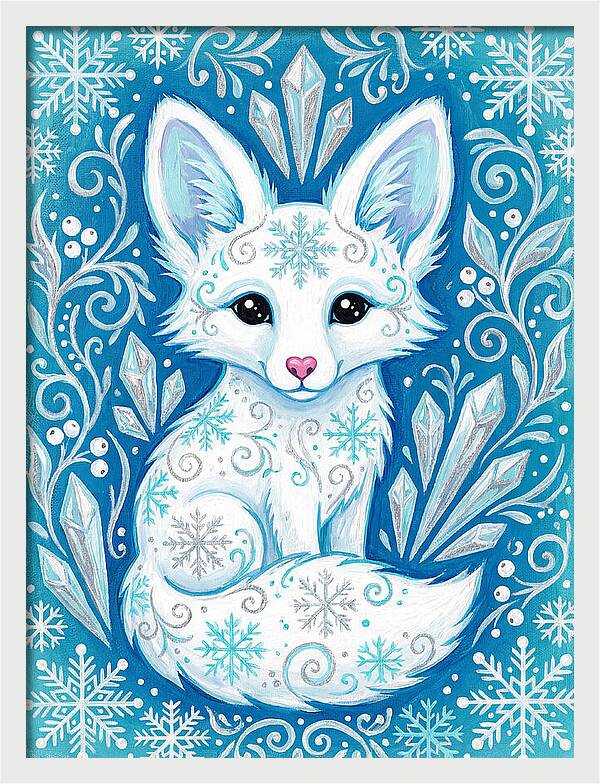 Arctic Fox Whimsy