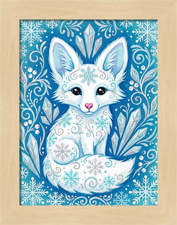 Arctic Fox Whimsy