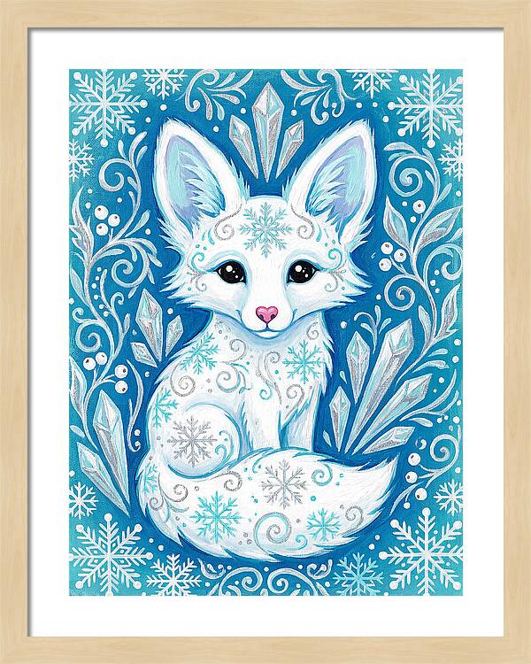 Arctic Fox Whimsy