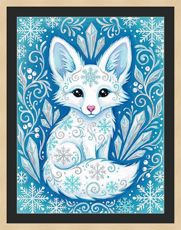 Arctic Fox Whimsy
