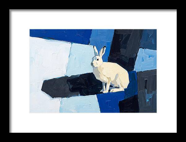 Arctic Hare In Winter Blues