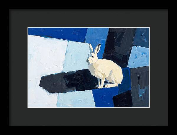 Arctic Hare In Winter Blues
