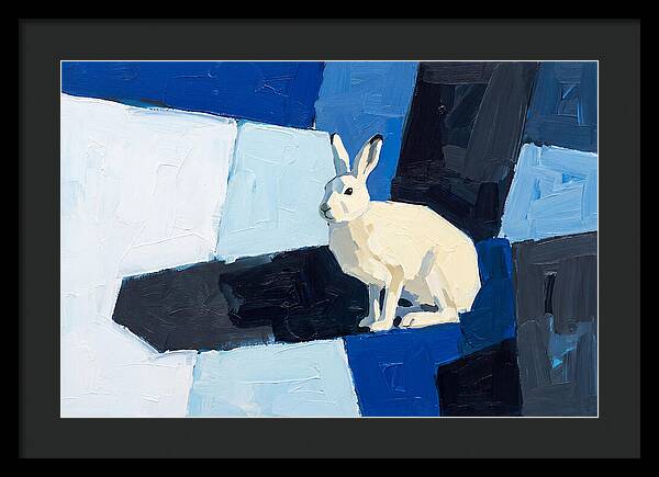 Arctic Hare In Winter Blues