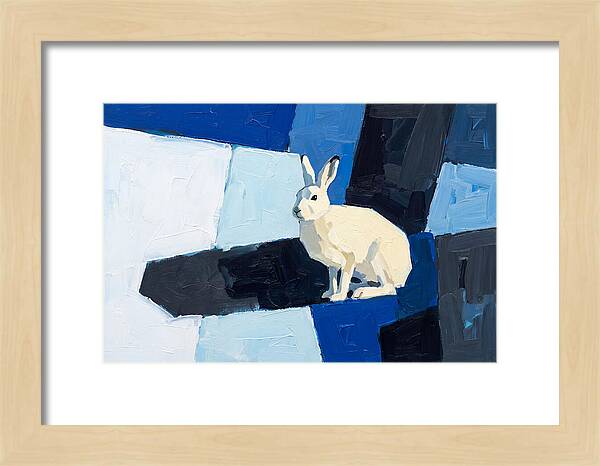 Arctic Hare In Winter Blues