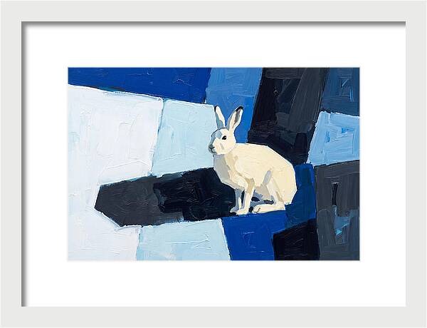 Arctic Hare In Winter Blues