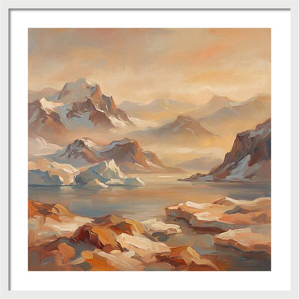 Arctic Serenity At Dusk