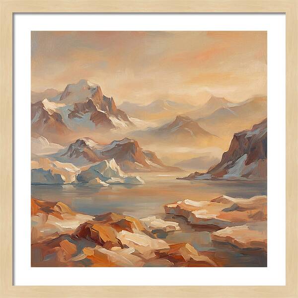 Arctic Serenity At Dusk