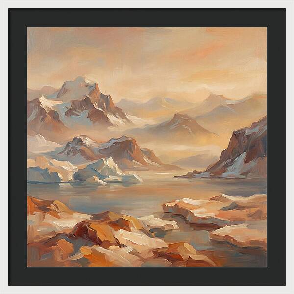 Arctic Serenity At Dusk