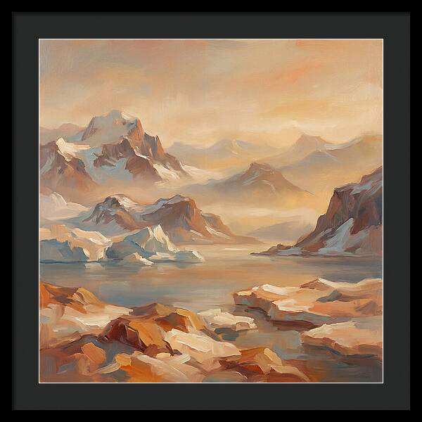 Arctic Serenity At Dusk