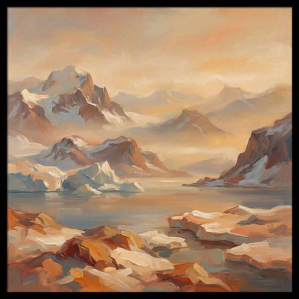 Arctic Serenity At Dusk