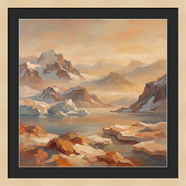 Arctic Serenity At Dusk