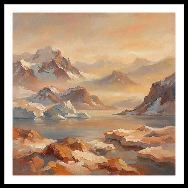 Arctic Serenity At Dusk
