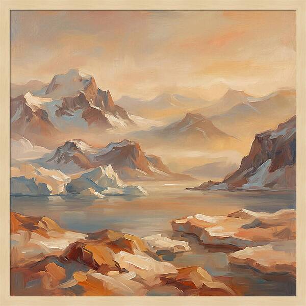 Arctic Serenity At Dusk