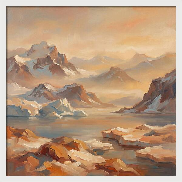 Arctic Serenity At Dusk