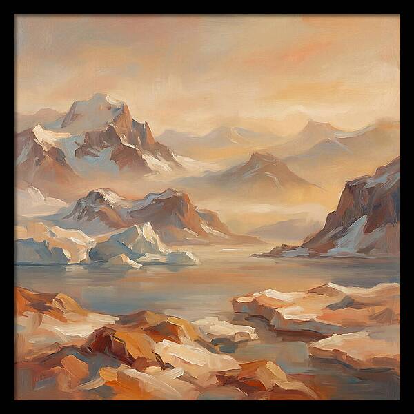 Arctic Serenity At Dusk