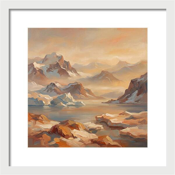 Arctic Serenity At Dusk