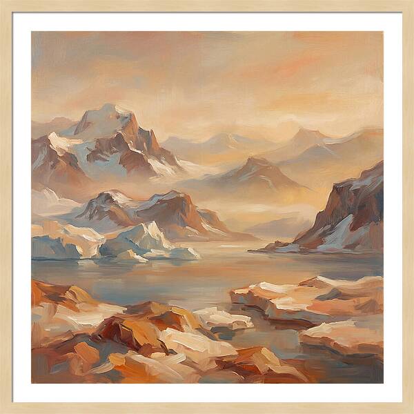 Arctic Serenity At Dusk