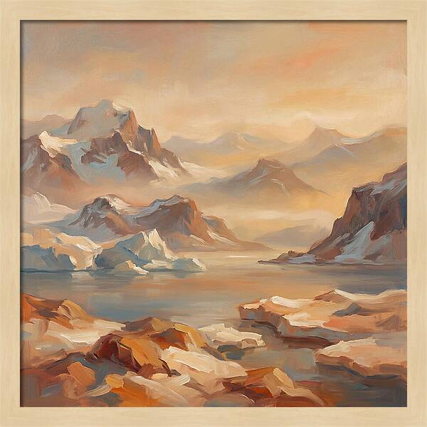 Arctic Serenity At Dusk
