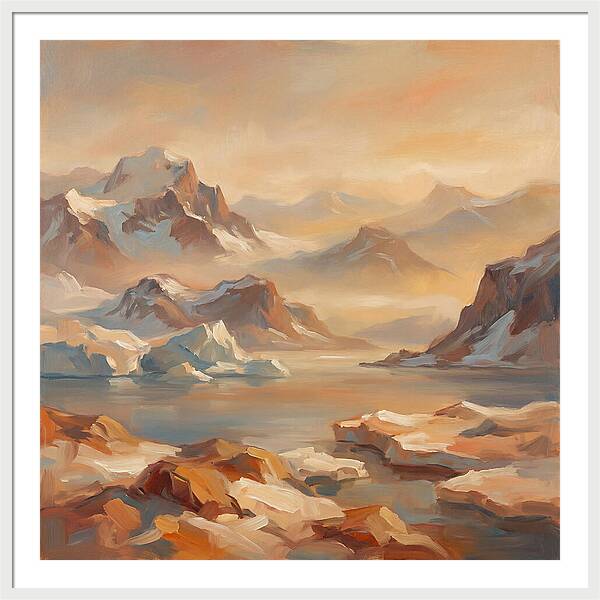 Arctic Serenity At Dusk