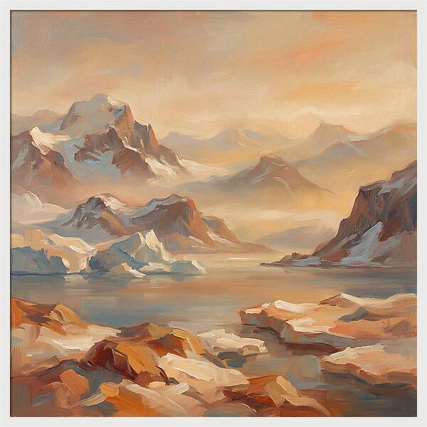 Arctic Serenity At Dusk