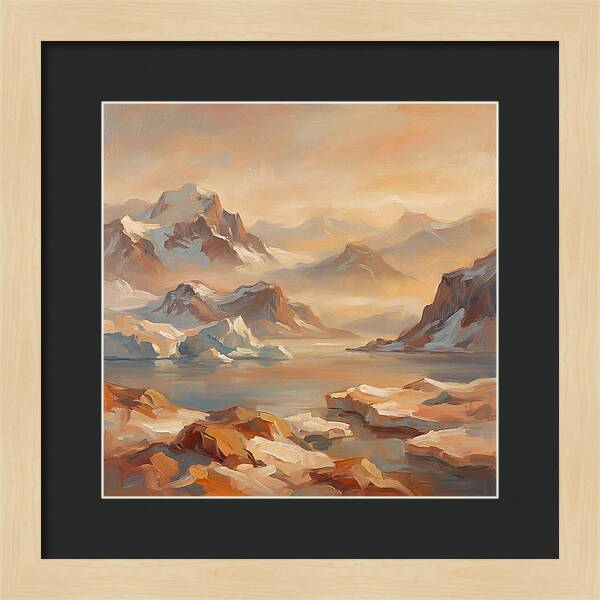 Arctic Serenity At Dusk