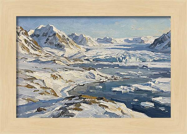 Arctic Serenity In Oil