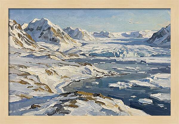 Arctic Serenity In Oil