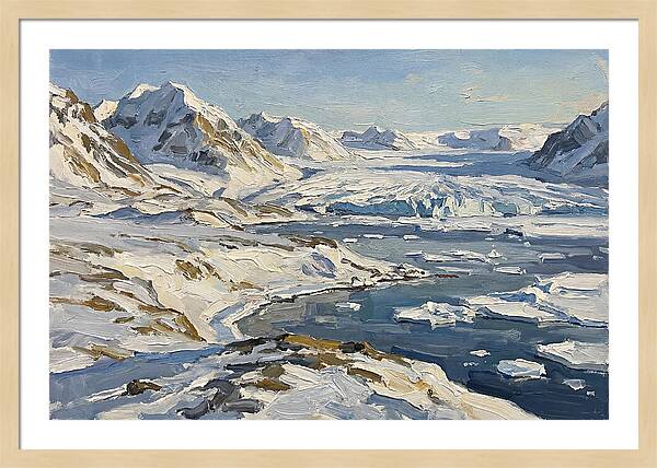 Arctic Serenity In Oil