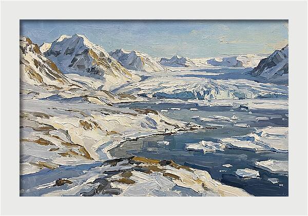 Arctic Serenity In Oil