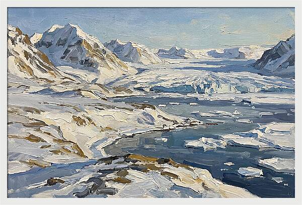 Arctic Serenity In Oil