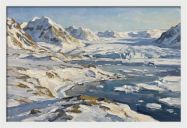 Arctic Serenity In Oil