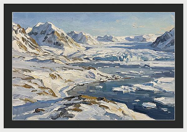 Arctic Serenity In Oil