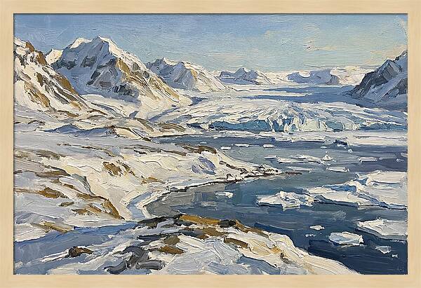 Arctic Serenity In Oil