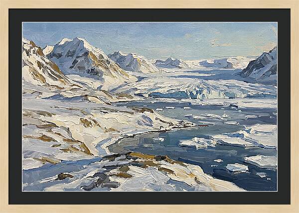 Arctic Serenity In Oil
