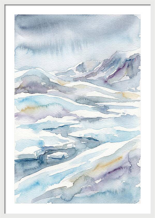 Arctic Serenity In Watercolor