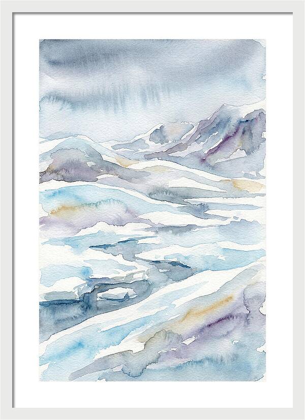Arctic Serenity In Watercolor