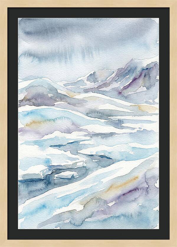 Arctic Serenity In Watercolor