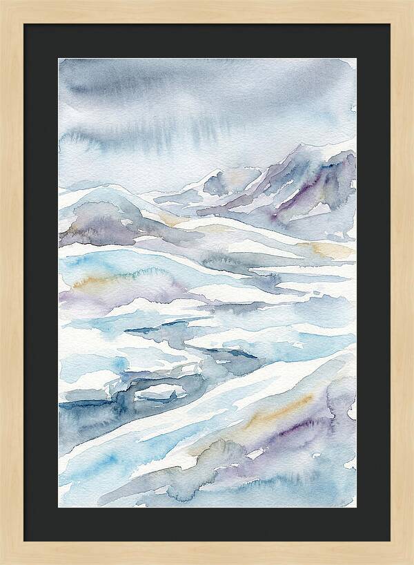 Arctic Serenity In Watercolor