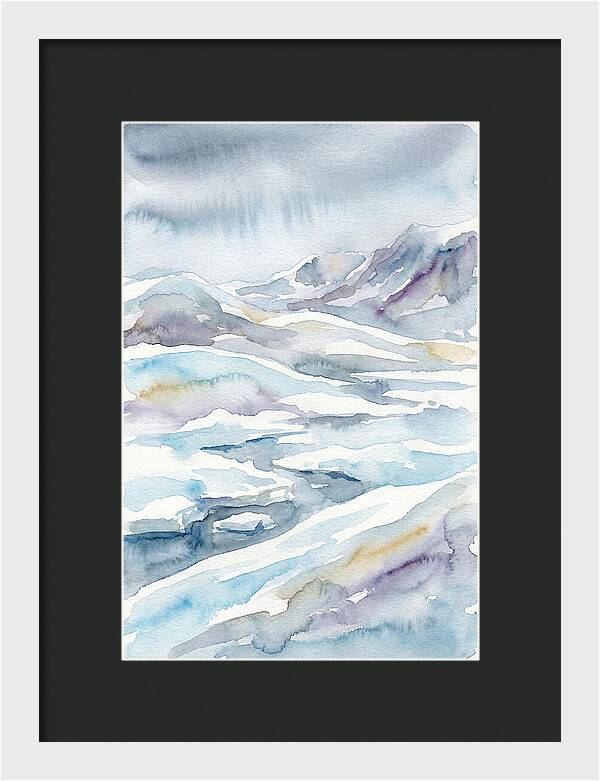 Arctic Serenity In Watercolor