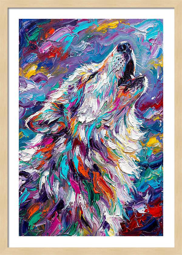 Arctic Wolf Howling