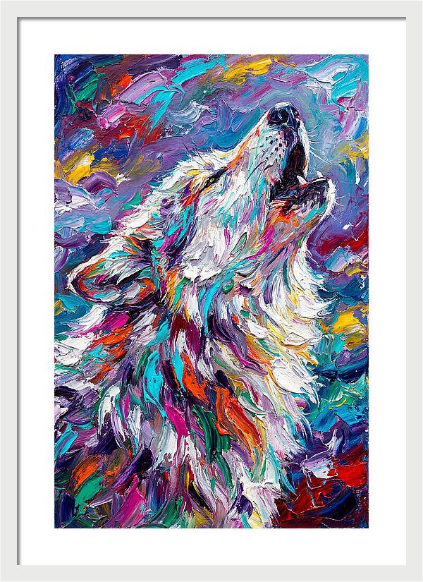 Arctic Wolf Howling