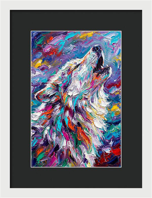 Arctic Wolf Howling
