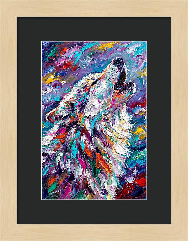 Arctic Wolf Howling