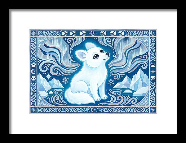 Arctic Wolf In Winter Wonderland